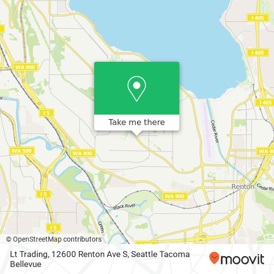 Mapa de Lt Trading, 12600 Renton Ave S