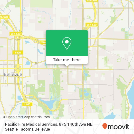 Pacific Fire Medical Services, 875 140th Ave NE map