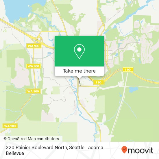 220 Rainier Boulevard North, 220 Rainier Blvd N, Issaquah, WA 98027, USA map
