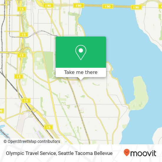 Olympic Travel Service map