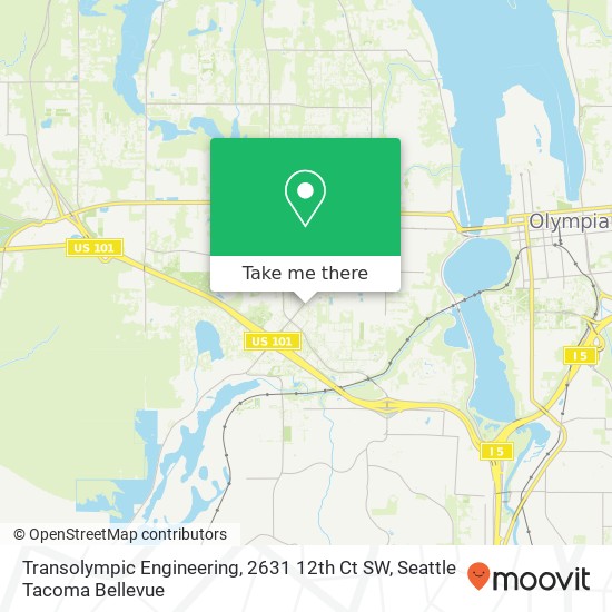 Transolympic Engineering, 2631 12th Ct SW map