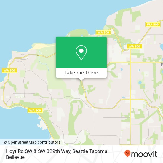 Hoyt Rd SW & SW 329th Way map