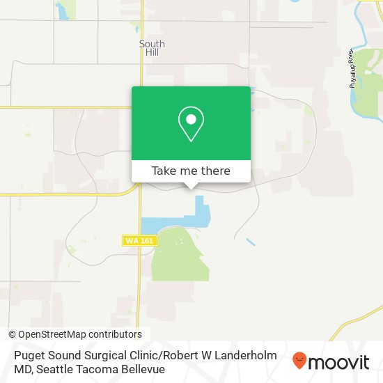 Puget Sound Surgical Clinic / Robert W Landerholm MD, 11102 Sunrise Blvd E map