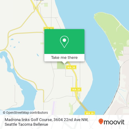 Madrona links Golf Course, 3604 22nd Ave NW map