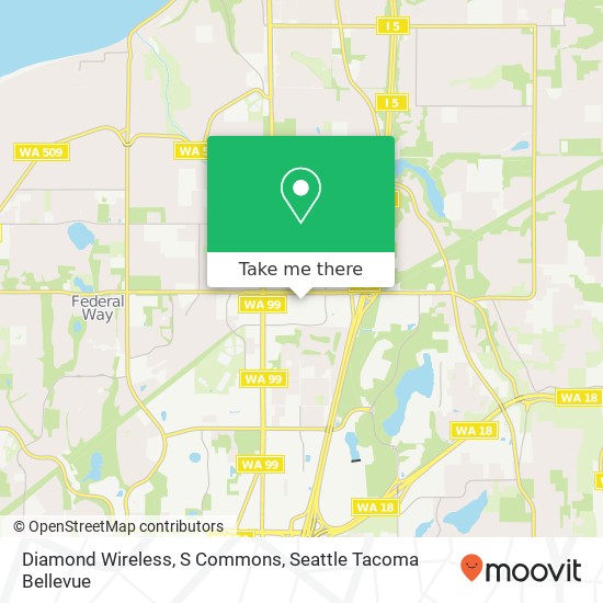 Mapa de Diamond Wireless, S Commons