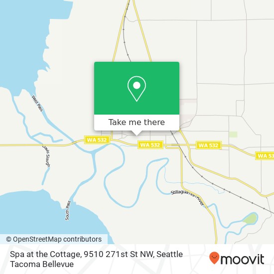 Mapa de Spa at the Cottage, 9510 271st St NW