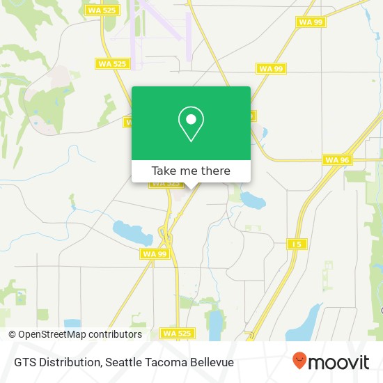 Mapa de GTS Distribution, 13410 Highway 99