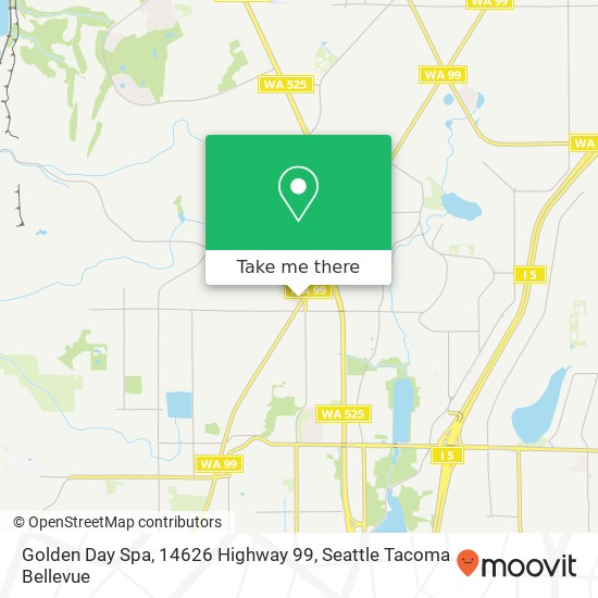 Golden Day Spa, 14626 Highway 99 map
