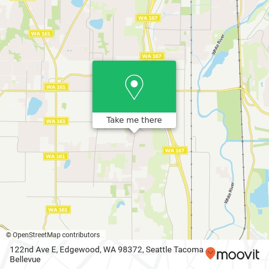 122nd Ave E, Edgewood, WA 98372 map