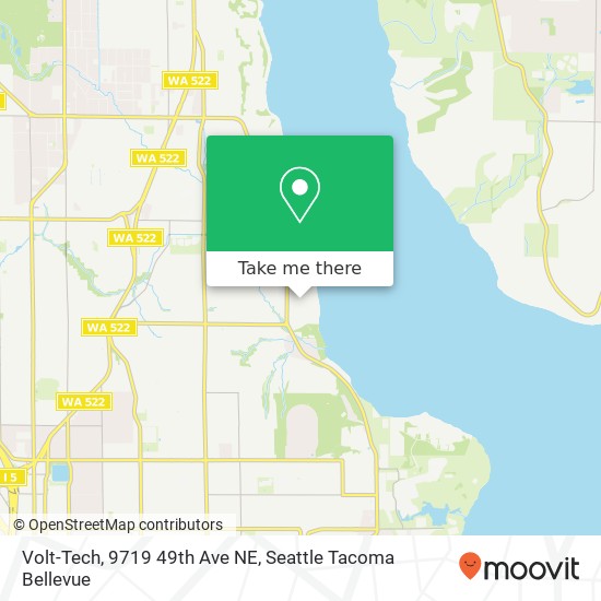 Mapa de Volt-Tech, 9719 49th Ave NE