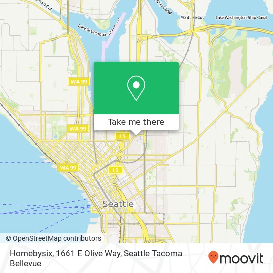 Homebysix, 1661 E Olive Way map