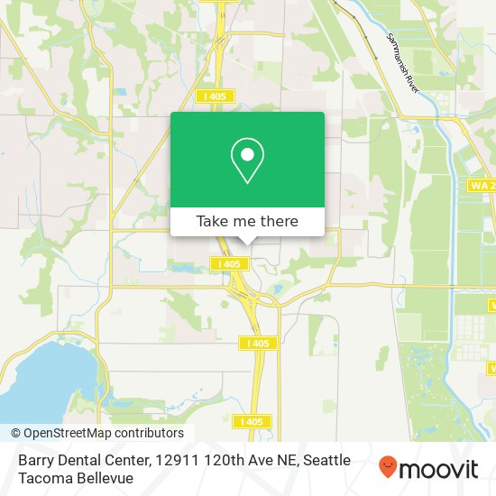 Barry Dental Center, 12911 120th Ave NE map