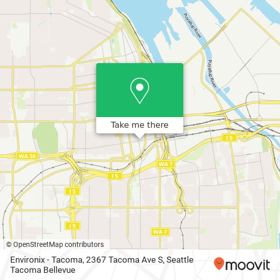 Environix - Tacoma, 2367 Tacoma Ave S map