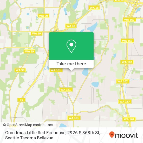 Mapa de Grandmas Little Red Firehouse, 2926 S 368th St