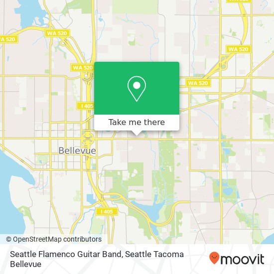 Mapa de Seattle Flamenco Guitar Band