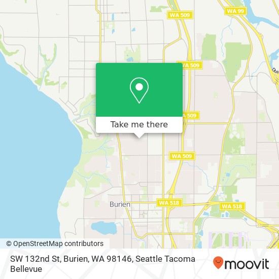 SW 132nd St, Burien, WA 98146 map