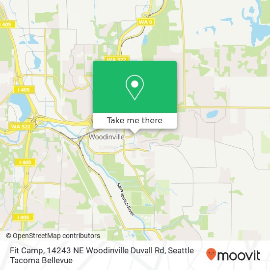 Mapa de Fit Camp, 14243 NE Woodinville Duvall Rd