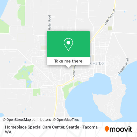 Mapa de Homeplace Special Care Center