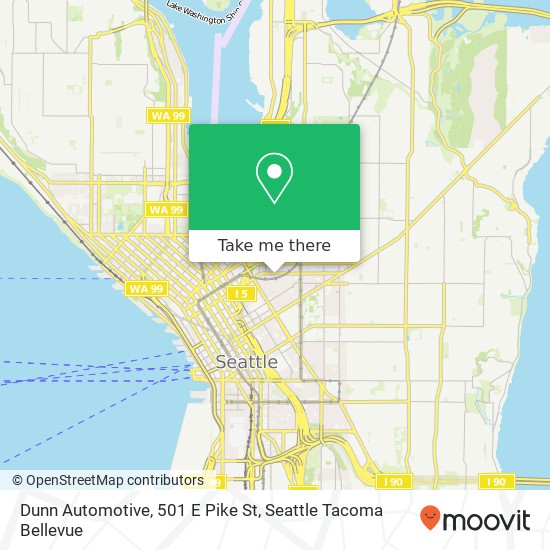 Mapa de Dunn Automotive, 501 E Pike St