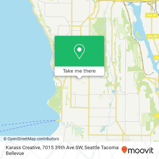 Karass Creative, 7015 39th Ave SW map