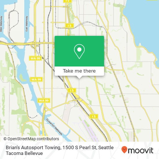 Brian's Autosport Towing, 1500 S Pearl St map