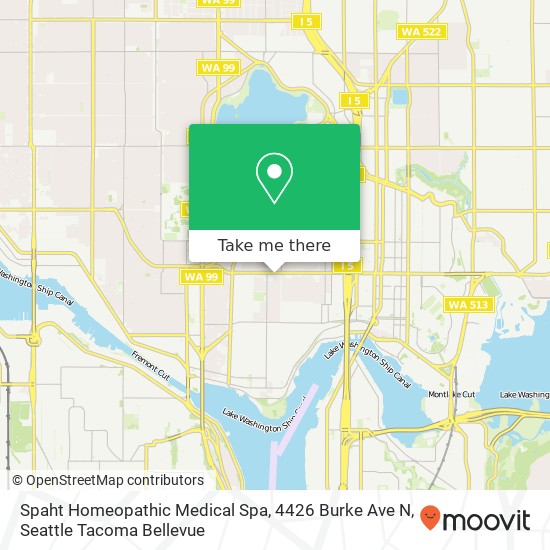 Mapa de Spaht Homeopathic Medical Spa, 4426 Burke Ave N