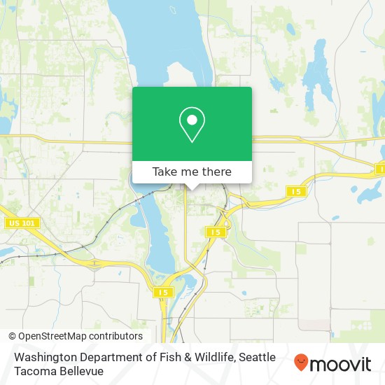 Washington Department of Fish & Wildlife map