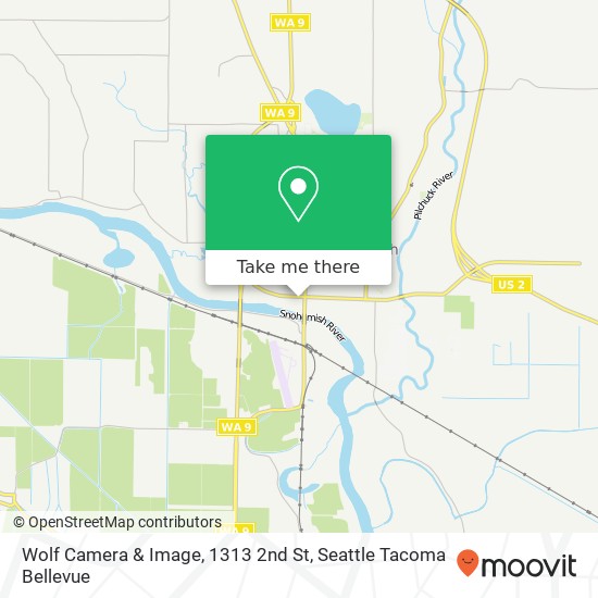 Wolf Camera & Image, 1313 2nd St map