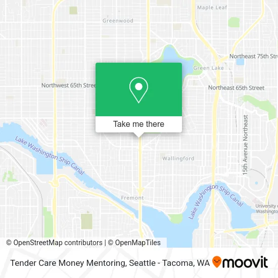 Mapa de Tender Care Money Mentoring