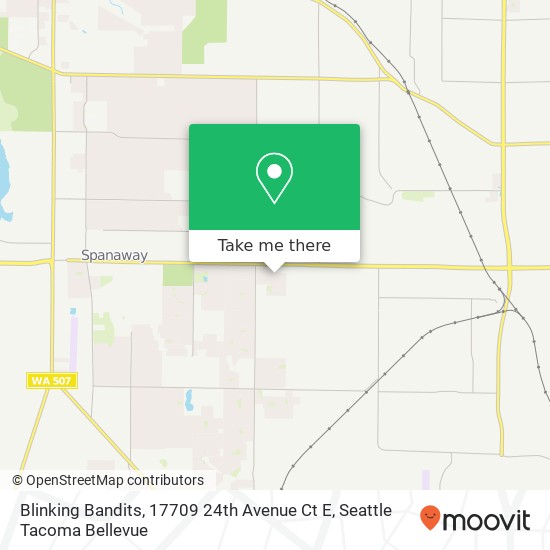 Mapa de Blinking Bandits, 17709 24th Avenue Ct E