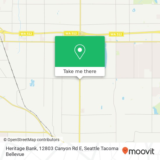 Mapa de Heritage Bank, 12803 Canyon Rd E