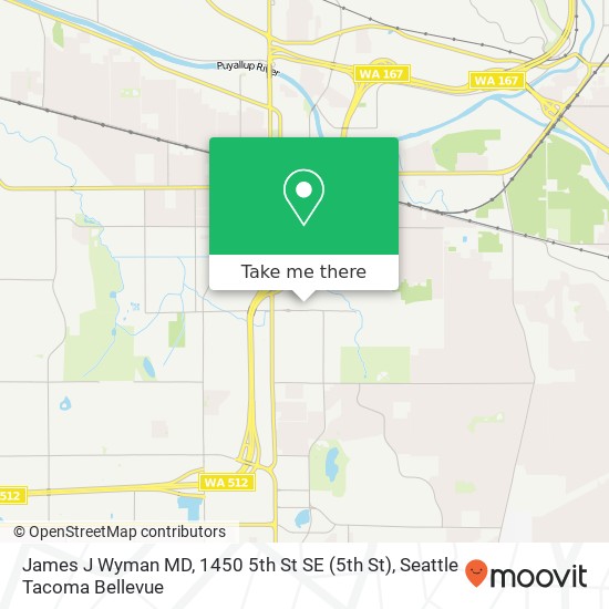 James J Wyman MD, 1450 5th St SE map