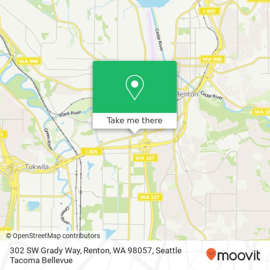 302 SW Grady Way, Renton, WA 98057 map