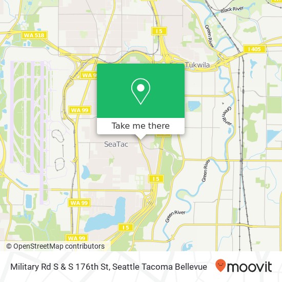 Mapa de Military Rd S & S 176th St