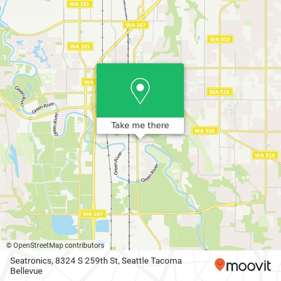 Mapa de Seatronics, 8324 S 259th St