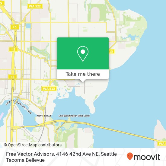 Mapa de Free Vector Advisors, 4146 42nd Ave NE