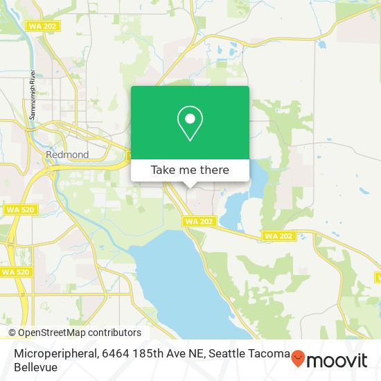 Mapa de Microperipheral, 6464 185th Ave NE