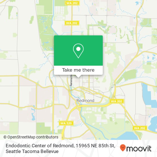 Endodontic Center of Redmond, 15965 NE 85th St map