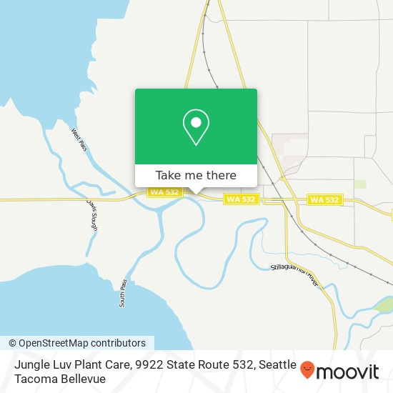 Mapa de Jungle Luv Plant Care, 9922 State Route 532