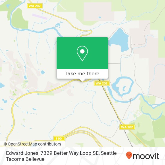 Mapa de Edward Jones, 7329 Better Way Loop SE