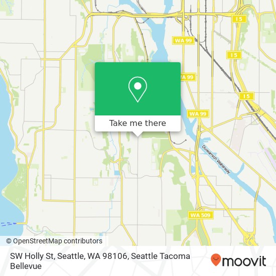 SW Holly St, Seattle, WA 98106 map