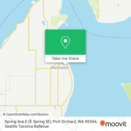 Spring Ave E (E Spring St), Port Orchard, WA 98366 map