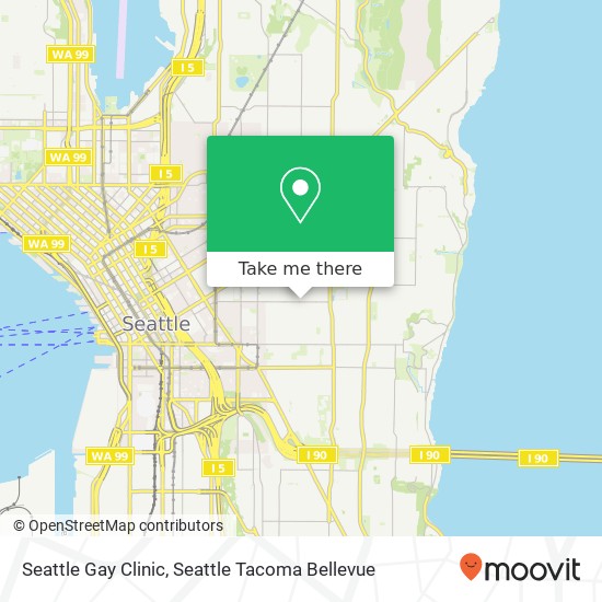 Seattle Gay Clinic map