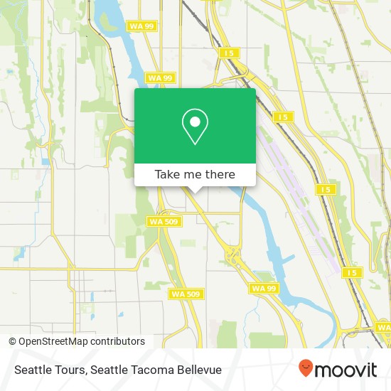 Seattle Tours map