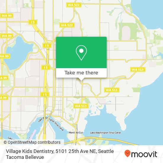 Village Kids Dentistry, 5101 25th Ave NE map