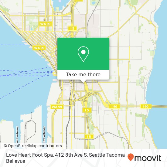 Love Heart Foot Spa, 412 8th Ave S map