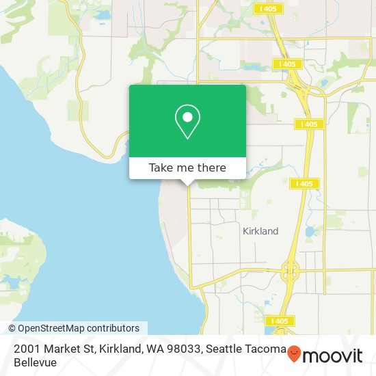 2001 Market St, Kirkland, WA 98033 map