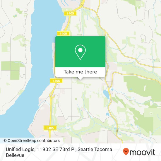 Unified Logic, 11902 SE 73rd Pl map