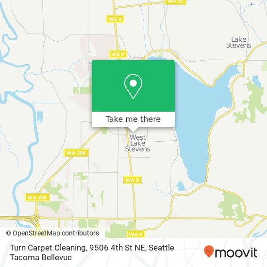 Mapa de Turn Carpet Cleaning, 9506 4th St NE