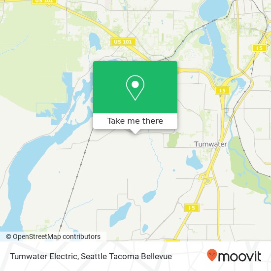 Mapa de Tumwater Electric, 2513 Sapp Rd SW